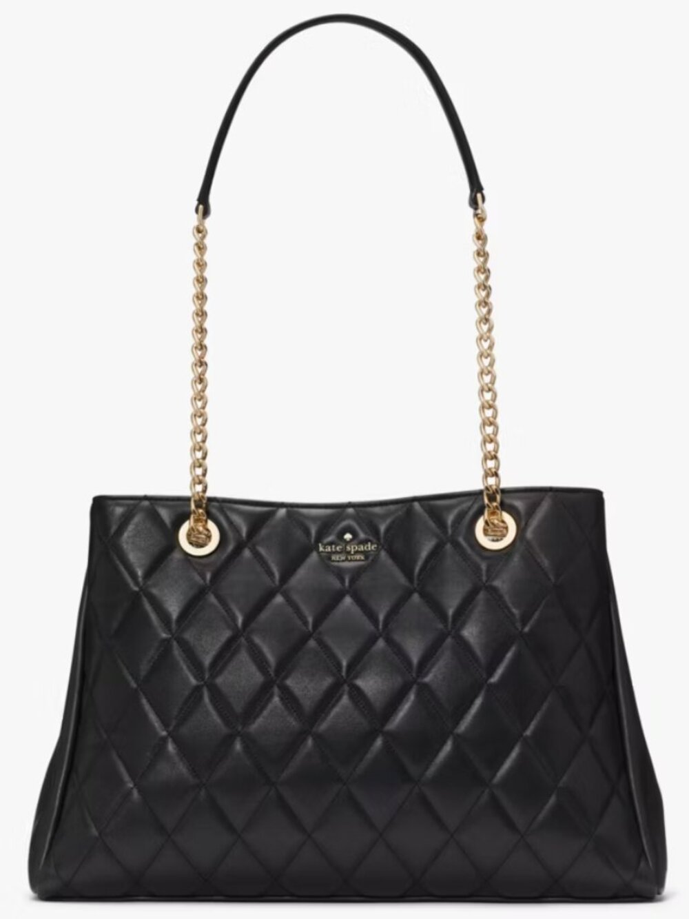 💗kate spade NWOT "Carey" Black Quilted Shoulder Bag Gorgeous💗